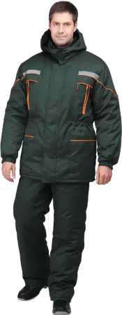 Куртка ЛАНДШАФТ зимняя (зелёный)