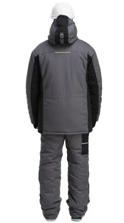 Куртка RONTA KR920 зимняя (т.серый/черный/лайм)