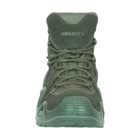 Ботинки КАБАРГА ПУ/Нитрил (олива)