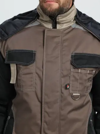 Костюм МЕГА IMP зимний с БР (коричневый/черный/бежевый)