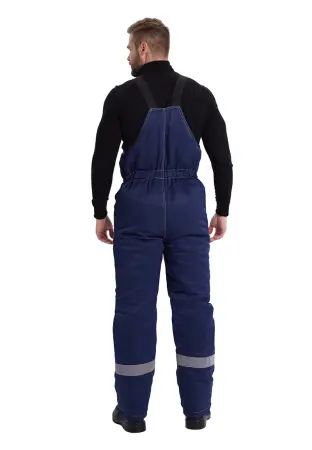 Костюм ВЬЮГА зимний с ПК (т.синий/оранжевый)