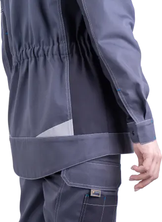 Куртка ТУРБО SAFETY женская (серый/т.серый)