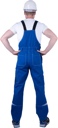 Полукомбинезон ТУРБО SAFETY (василек/синий)