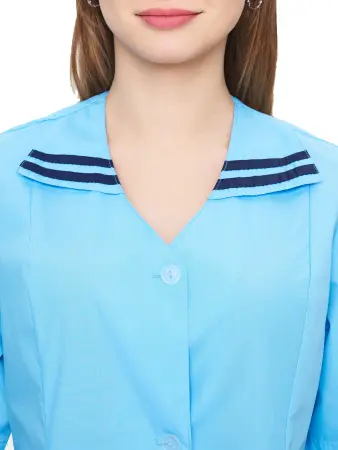 Костюм СФЕРА женский с БР (св.голубой/т.синий)