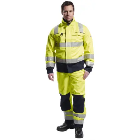 Куртка PORTWEST FR61 антистатическая огнестойкая (желтый/т.синий)
