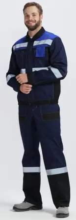 Костюм ВИВАТ-2 ПРЕМИУМ IMP с ПК (т.синий/черный/васильковый)