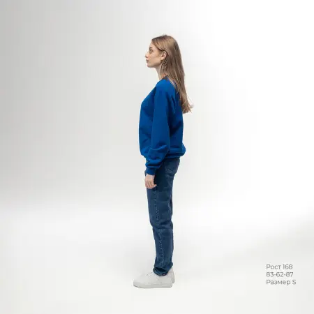 Толстовка REDFORT 355 петля-диагональ (ярко-синий)