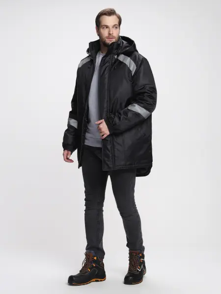 Куртка ПРОГРЕСС зимняя (черный)