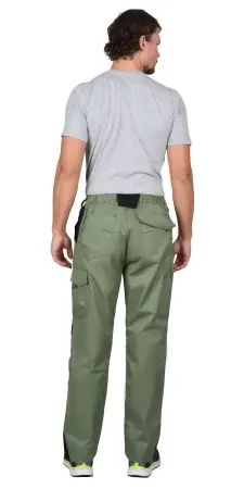 Брюки ЦИТРИН (светло-оливковый/черный)