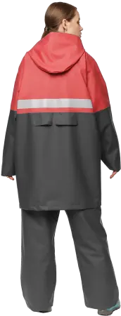 Костюм НЕПТУН влагозащитный (красный/серый)