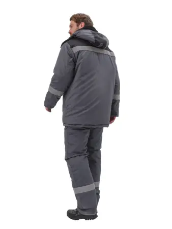 Костюм ВЬЮГА зимний с ПК (т.серый/чёрный) Костюм ВЬЮГА зимний с ПК (т.серый/чёрный)