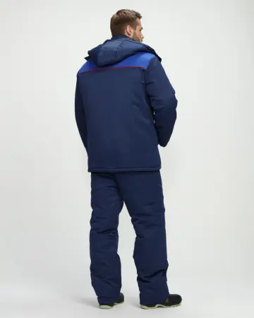 Костюм ФЛОФТ-1 зимний с БР (т.синий/васильковый)