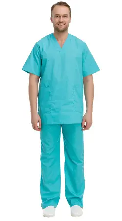 Костюм RONTA KS521 (бирюзовый) мужские медицинские