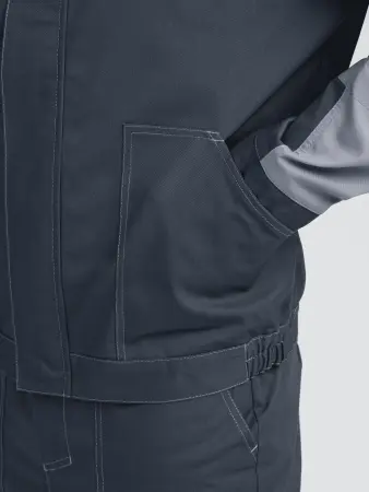 Костюм БРИГОТЕК-1 СОП с БР (т.серый/св.серый)