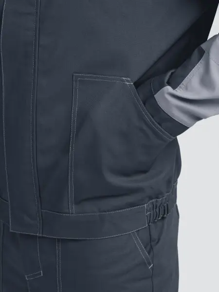 Костюм БРИГОТЕК-1 СОП с БР (т.серый/св.серый)