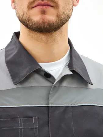 Костюм ЛИПЕЦК-2 СОП CH с ПК (т.серый/св.серый)