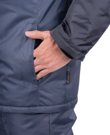 Куртка РОУД зимняя (т.серый/черный)