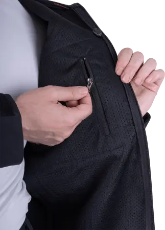 Куртка СОФТШЕЛЛ (черный/красный)