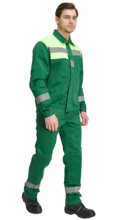 Костюм RONTA KS811 с БР (т.зеленый/лайм)