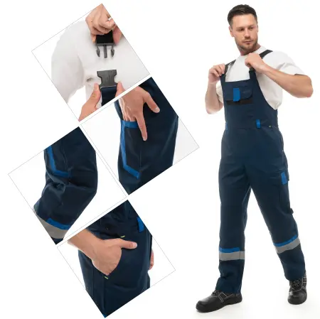 Костюм БРУКЛИН с ПК (синий/василек/черный)