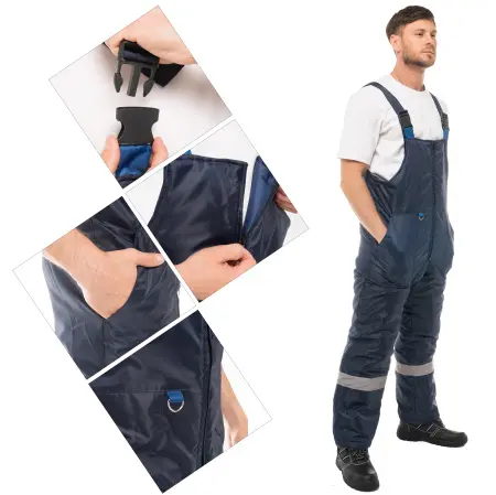 Костюм ОРИОН зимний с ПК (т.синий/васильковый)