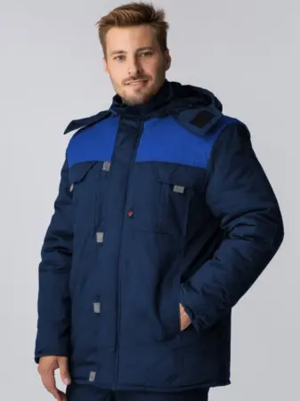 Куртка ФЛОФТ ПРЕМИУМ зимняя (т.синий/васильковый/серый) Куртка ФЛОФТ ПРЕМИУМ зимняя (т.синий/васильковый/серый)