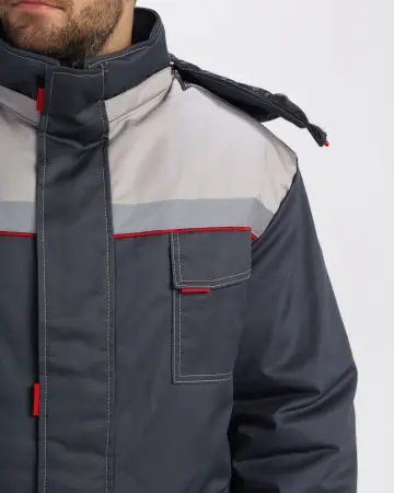 Костюм ФАВОРИТ-1 IMP зимний с БР (т.серый/св.серый)