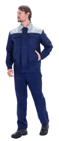 Костюм ТЕХНИК 2 с ПК (т.синий/серый)