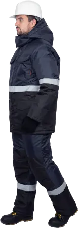 Костюм МЕРКУРИЙ-2 зимний с ПК (т.синий/черный)