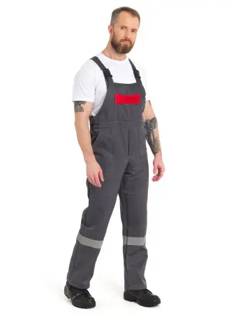 Костюм НОВА с СОП с ПК (т.серый/красный) Костюм НОВА с СОП с ПК (т.серый/красный)