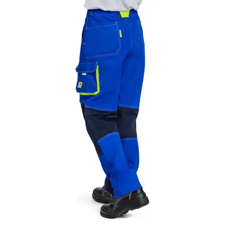 Брюки РЕЙН (василек/т.синий/лайм)