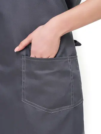 Фартук ПАРМА (т.серый)