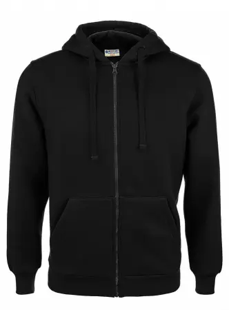 Толстовка REDFORT 281(нм) с капюшоном на молнии (черный)