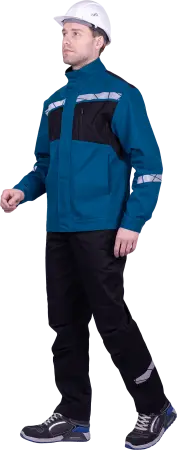 Куртка СТРОНГ ИМПОРТ (бирюзовый/черный)