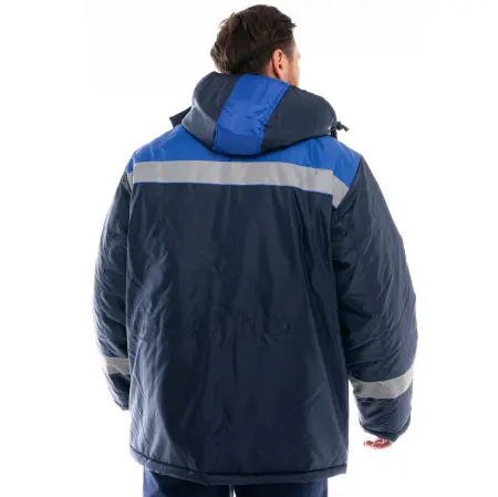 Куртка СТАНДАРТ зимняя с СОП (т.синий/васильковый)