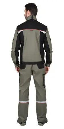 Куртка СИРИУС-СТАН (оливковый/черный/красный)