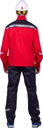 Куртка СТРОНГ ИМПОРТ (красный/серый)