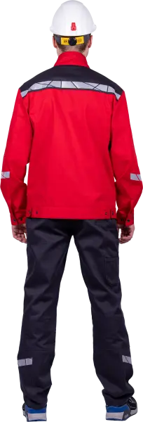 Куртка СТРОНГ ИМПОРТ (красный/серый)