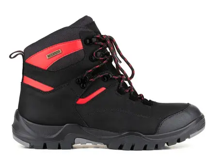 Ботинки ЛИДЕР WG2-05R-NT ПУ-Резина (черный/красный)