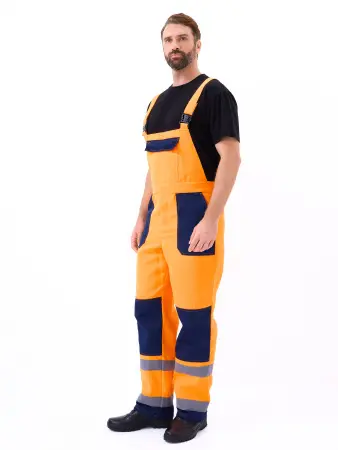 Костюм СКАНДИН с ПК (оранжевый/т.синий)