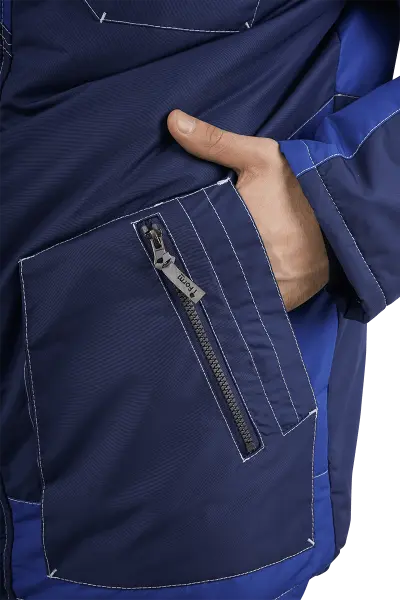 Куртка ЭДВАНС зимняя (синий/васильковый)