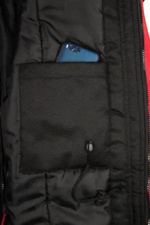 Костюм ТИТАН зимний с ПК (черный/красный)