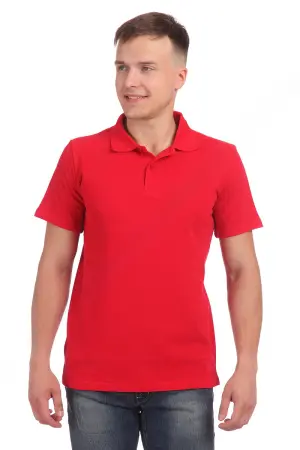 Рубашка Поло унисекс (красный)
