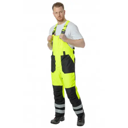 Полукомбинезон BRODEKS MW48-83В мультизащитный зимний (желтый/черный)