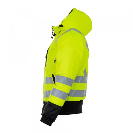 Куртка-бомбер BRODEKS KW 222 сигнальная зимняя (желтый/черный) Куртка-бомбер BRODEKS KW 222 сигнальная зимняя (желтый/черный)