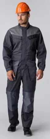 Комбинезон Специалист NEW, т.серый/серый