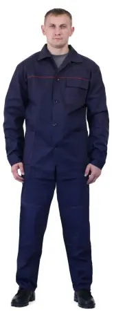 Костюм ТРУД с БР (т.синий/красный)