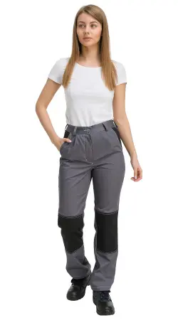 Костюм RONTA KS214 женский с БР (т.серый/св.серый/чёрный)