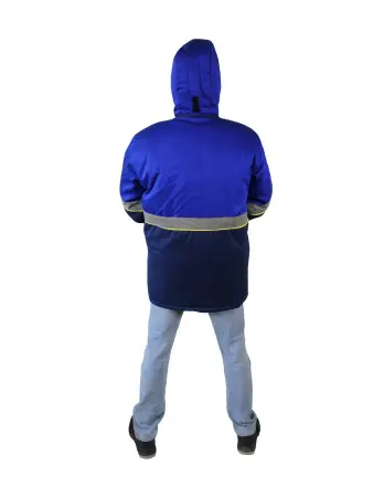 Куртка СЕВЕРНАЯ ШИРОТА зимняя (т.синий/васильковый)