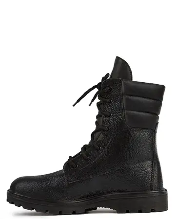 Берцы АРСЕНАЛ ПУ нат. кожа (черный)